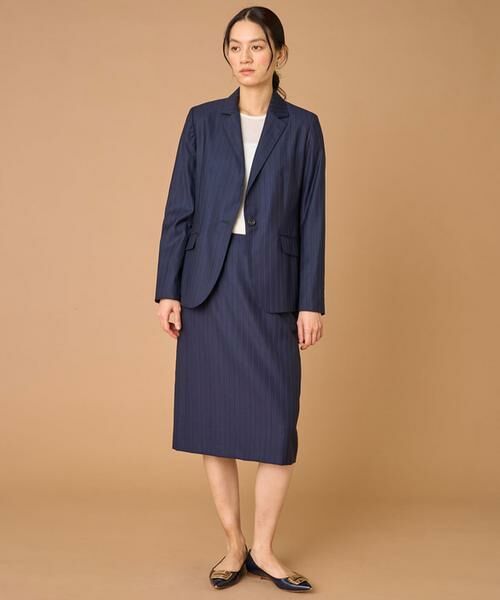 INED / イネド ミニ・ひざ丈スカート | 《大きいサイズ》LORO PIANA スカート | 詳細2