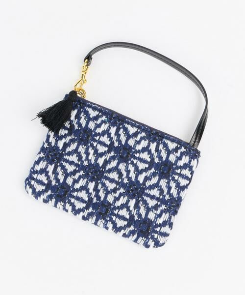 INED / イネド ショルダーバッグ | タッセルチャーム付き コンビファブリックミニバッグ《la veille by SUPERIOR CLOSET》 | 詳細10