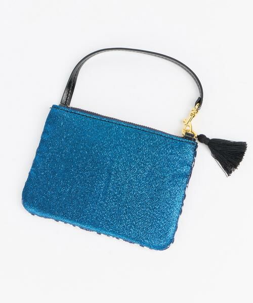 INED / イネド ショルダーバッグ | タッセルチャーム付き コンビファブリックミニバッグ《la veille by SUPERIOR CLOSET》 | 詳細11