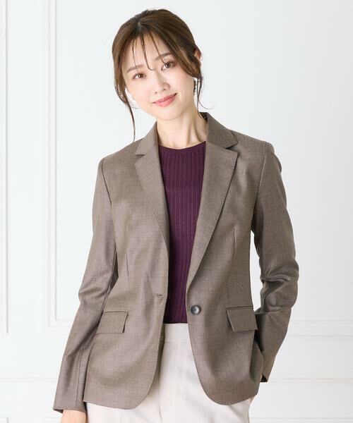 INED / イネド テーラードジャケット | 《大きいサイズ》シングルテーラードジャケット《Loro Piana/ロロ・ピアーナ》 | 詳細12