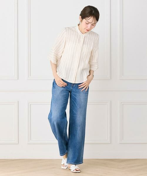 INED / イネド デニムパンツ | スリムストレートデニム Pink Pepper Midrise《Healthy DENIM》 | 詳細3