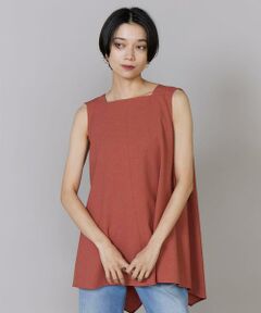 INED / イネド シャツ・ブラウス | イレギュラーヘムチュニックブラウス ｜涼やかに着映える、揺れ感Aラインの上品チュニック