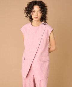 INED / イネド その他アウター | 《大きいサイズ》ノースリーブトップス