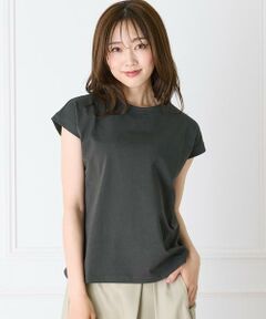 INED / イネド Tシャツ | 《大きいサイズ》フレンチスリーブTシャツ