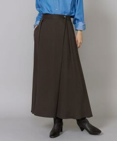 INED / イネド ロング・マキシ丈スカート | ラップ風フレアスカート