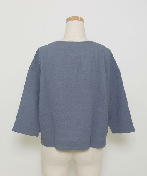 INED / イネド Tシャツ | 2WAYストレッチドロップショルダーカットソー | 詳細3