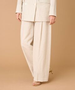 INED / イネド その他パンツ | 《大きいサイズ》タックワイドパンツ