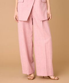 INED / イネド その他パンツ | 《大きいサイズ》タックワイドパンツ