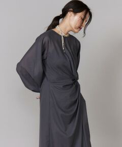 INED / イネド ミニ丈・ひざ丈ワンピース | アシンメトリーワンピース《la veille by SUPERIOR CLOSET》｜纏うだけで気分華やぐ上質な一着