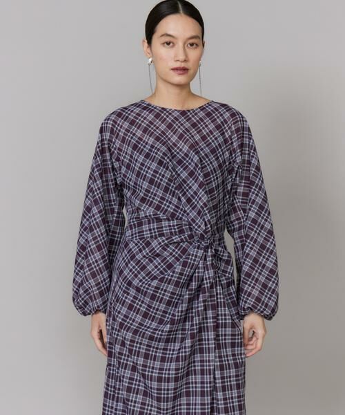 INED / イネド ミニ丈・ひざ丈ワンピース | アシンメトリーワンピース《la veille by SUPERIOR CLOSET》｜纏うだけで気分華やぐ上質な一着 | 詳細11