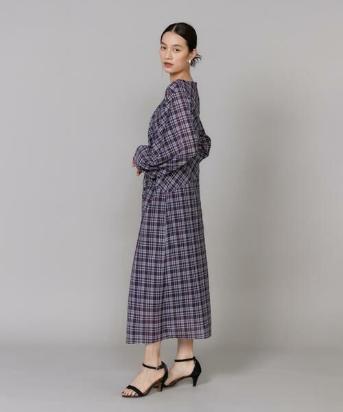 INED / イネド ミニ丈・ひざ丈ワンピース | アシンメトリーワンピース《la veille by SUPERIOR CLOSET》｜纏うだけで気分華やぐ上質な一着 | 詳細5