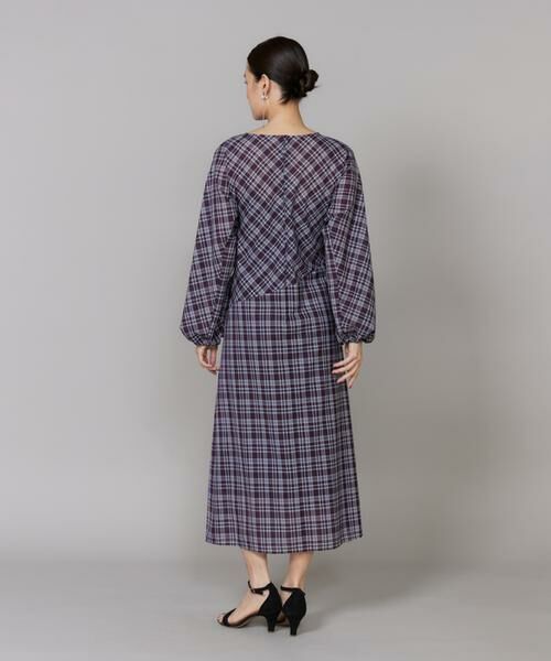 INED / イネド ミニ丈・ひざ丈ワンピース | アシンメトリーワンピース《la veille by SUPERIOR CLOSET》｜纏うだけで気分華やぐ上質な一着 | 詳細6