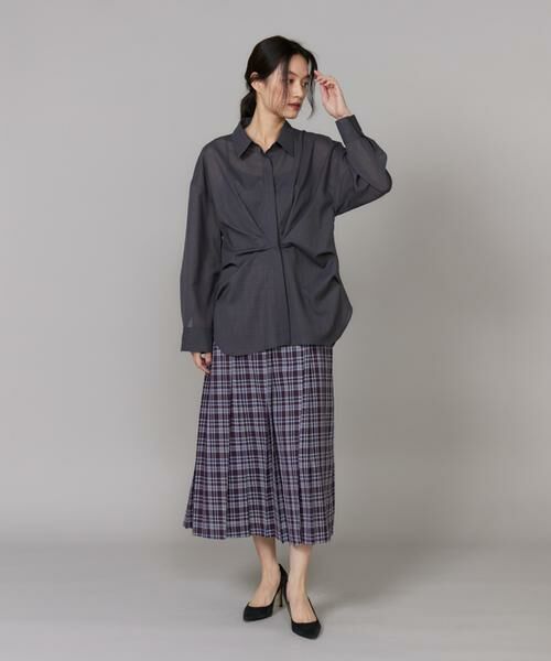 INED / イネド シャツ・ブラウス | ドレープタックシャツ《la veille by SUPERIOR CLOSET》｜こなれ感漂うスマートなシアーシャツ | 詳細7