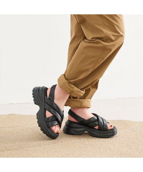 ing / イング サンダル | 厚底クロスベルトスポーツサンダル | 詳細7