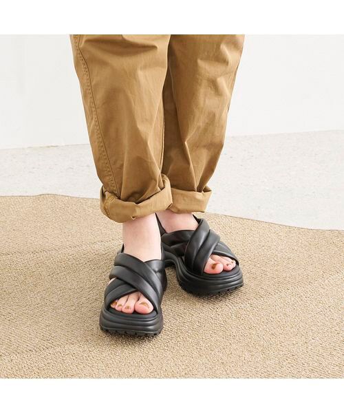 ing / イング サンダル | 厚底クロスベルトスポーツサンダル | 詳細8