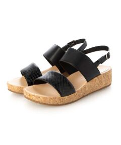 ing / イング サンダル | ダブルベルトウエッジサンダル