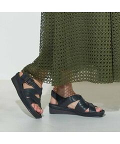 ing / イング サンダル | 【WEB限定】【3E】クロスデザインサンダル