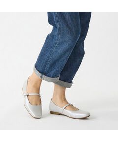 ing / イング フラットシューズ | 【サスティナブル】スクエアトゥメリージェーンパンプス