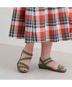 ing / イング サンダル | 【サスティナブル】レザーストラップサンダル