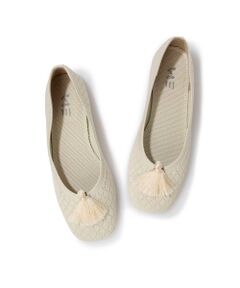 ing / イング フラットシューズ | 【サステナブル】２WAYスクエアトゥニットパンプス