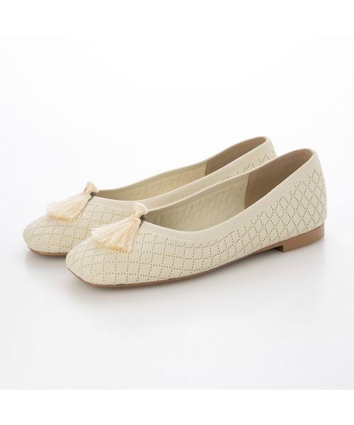 ing / イング フラットシューズ | 【サステナブル】２WAYスクエアトゥニットパンプス | 詳細1