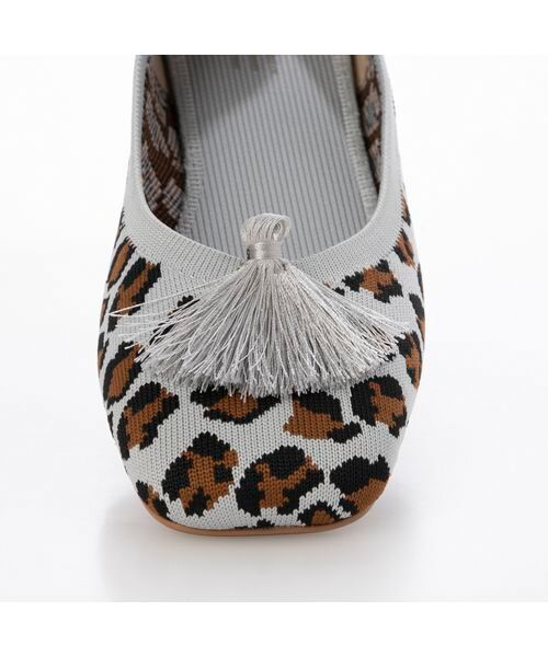 ing / イング フラットシューズ | 【サステナブル】２WAYスクエアトゥニットパンプス | 詳細20