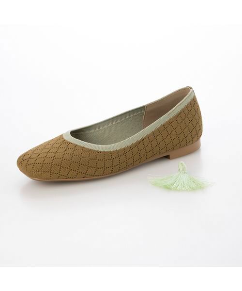 ing / イング フラットシューズ | 【サステナブル】２WAYスクエアトゥニットパンプス | 詳細29