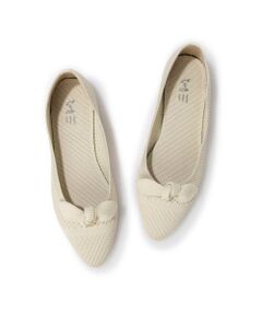 ing / イング フラットシューズ | 【サステナブル】２WAYポインテッドトゥニットパンプス