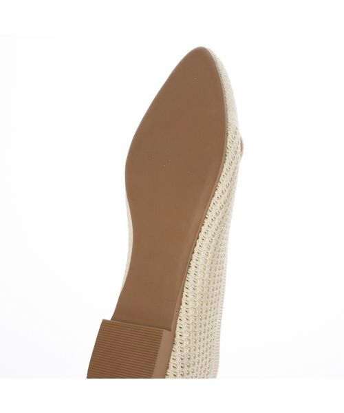 ing / イング フラットシューズ | 【サステナブル】２WAYポインテッドトゥニットパンプス | 詳細5