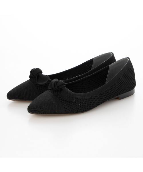 ing / イング フラットシューズ | 【サステナブル】２WAYポインテッドトゥニットパンプス | 詳細8