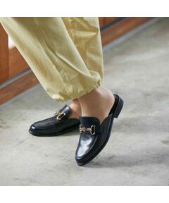 ing / イング フラットシューズ | ビット付ミュールローファー