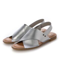 ing / イング サンダル | 【WEB限定】クロスベルトフラットサンダル