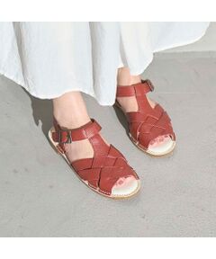 ing / イング サンダル | 【サスティナブル】クロスメッシュデザインサンダル