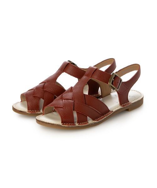 ing / イング サンダル | 【サスティナブル】クロスメッシュデザインサンダル | 詳細1