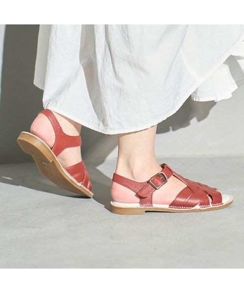 ing / イング サンダル | 【サスティナブル】クロスメッシュデザインサンダル | 詳細7