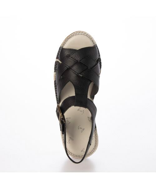 ing / イング サンダル | 【サスティナブル】クロスメッシュデザインサンダル | 詳細16