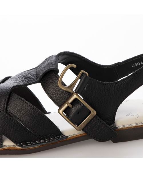 ing / イング サンダル | 【サスティナブル】クロスメッシュデザインサンダル | 詳細18