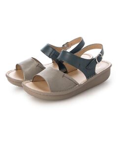 ing / イング サンダル | 【WEB限定】【3E】厚底デザインサンダル