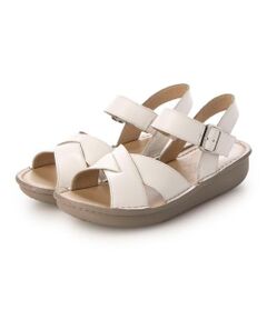 ing / イング サンダル | 【WEB限定】【3E】クロスデザインサンダル