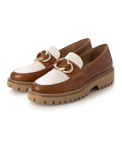 ing / イング フラットシューズ | リングビット厚底ローファー | 詳細1