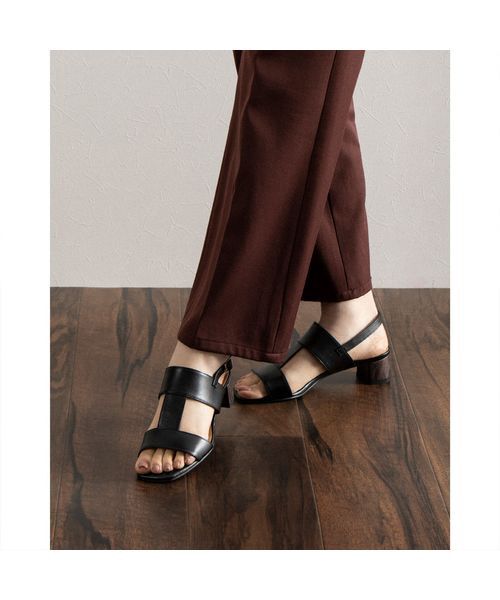 ing / イング サンダル | スクエアトゥバックベルトサンダル | 詳細11