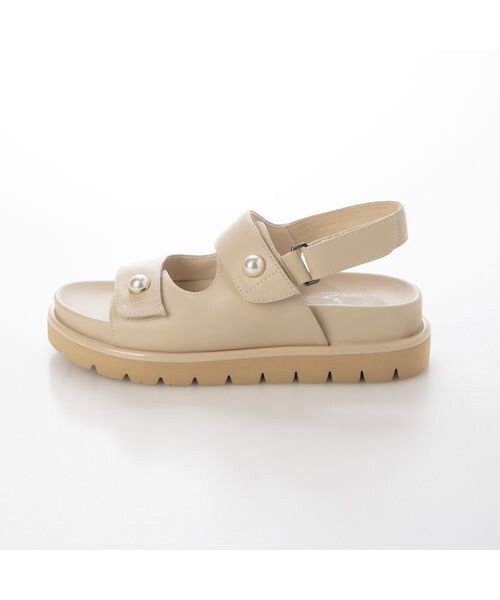 ing / イング サンダル | パールモチーフフッドベッドサンダル | 詳細1