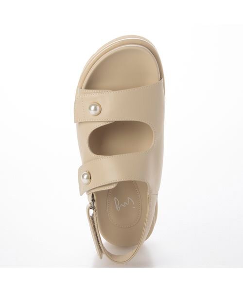 ing / イング サンダル | パールモチーフフッドベッドサンダル | 詳細3