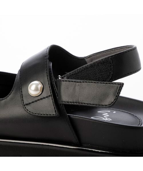 ing / イング サンダル | パールモチーフフッドベッドサンダル | 詳細10