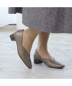 ing / イング パンプス | 切り替えデザインローヒールパンプス