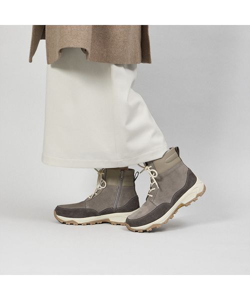 ing/イング アークティックレースアップブーツ ライトグレースエード M(23.5)