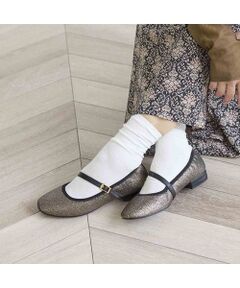 ing / イング フラットシューズ | アシンメトリーメリージェーンパンプス