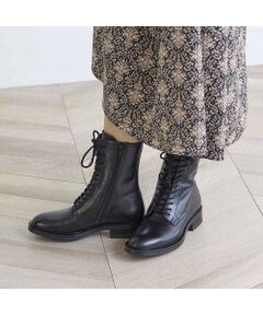 ing / イング ブーツ（ショート丈） | 【WEB限定】レザーレースアップショートブーツ