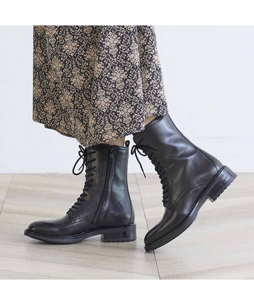 ing / イング ブーツ（ショート丈） | 【WEB限定】レザーレースアップショートブーツ | 詳細7