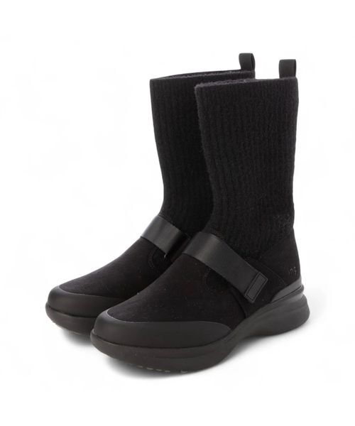 ing / イング ブーツ（ショート丈） | 【レイン・スノー対応】ソックスブーツ（ブラック）